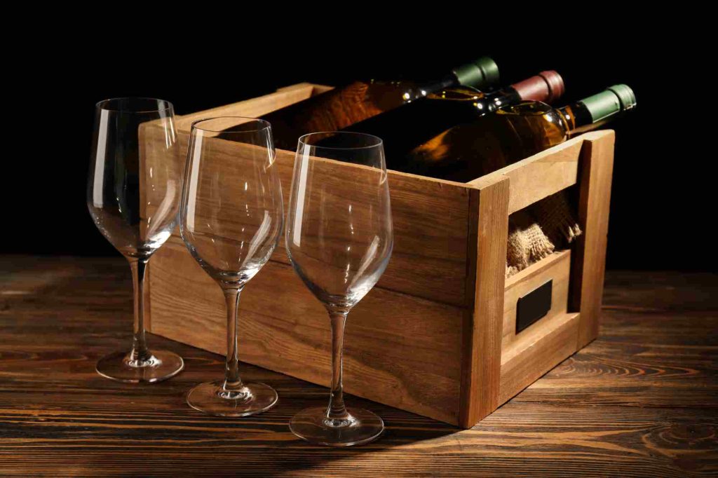 corporate wine gifts - wine crate