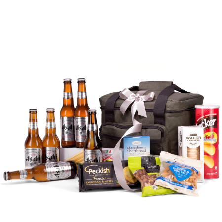 business lessons beer collection and snacks