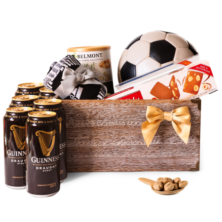 business lessons beer gift with soccer ball